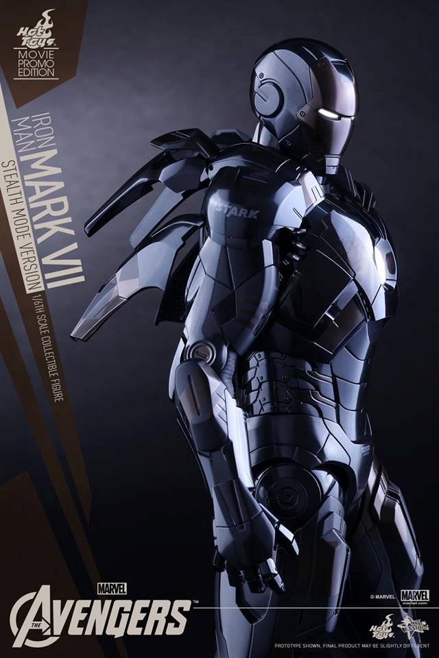 HOT TOYS - The Avengers - Iron Man Mark VII (Stealth Mode) 914835115