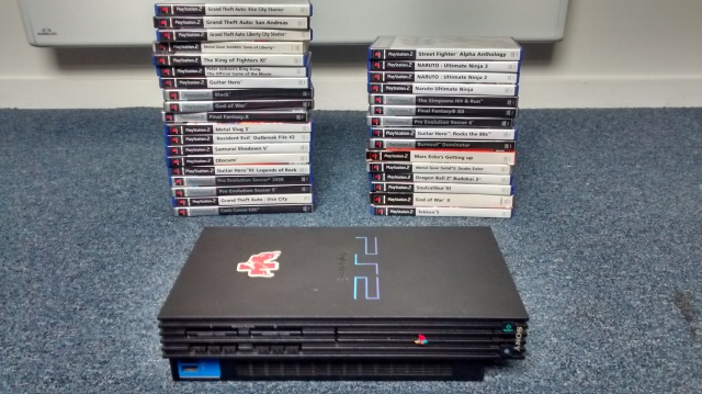 [EST] Lot de 34 jeux PS2+ PS2 avec deux pads et deux cartes mémoires. 916437783