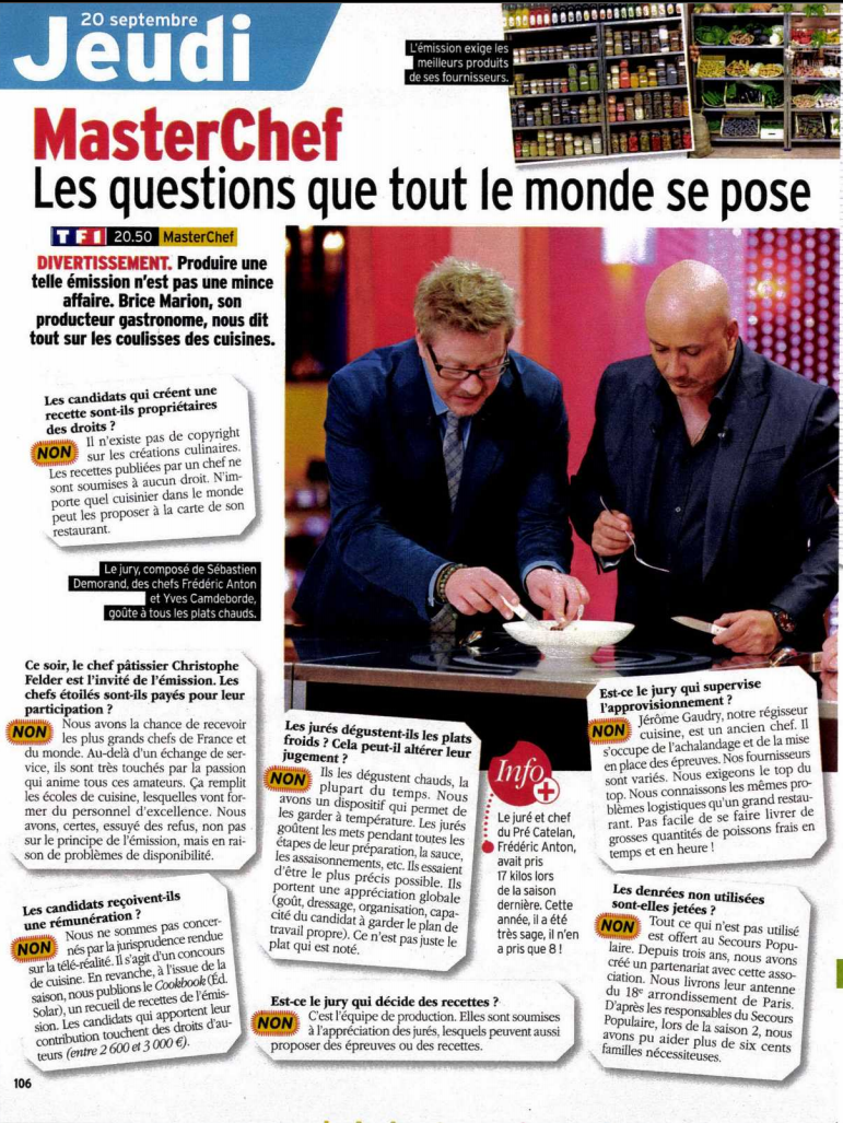 Masterchef saison 3 - toutes les infos  - Page 2 924124856