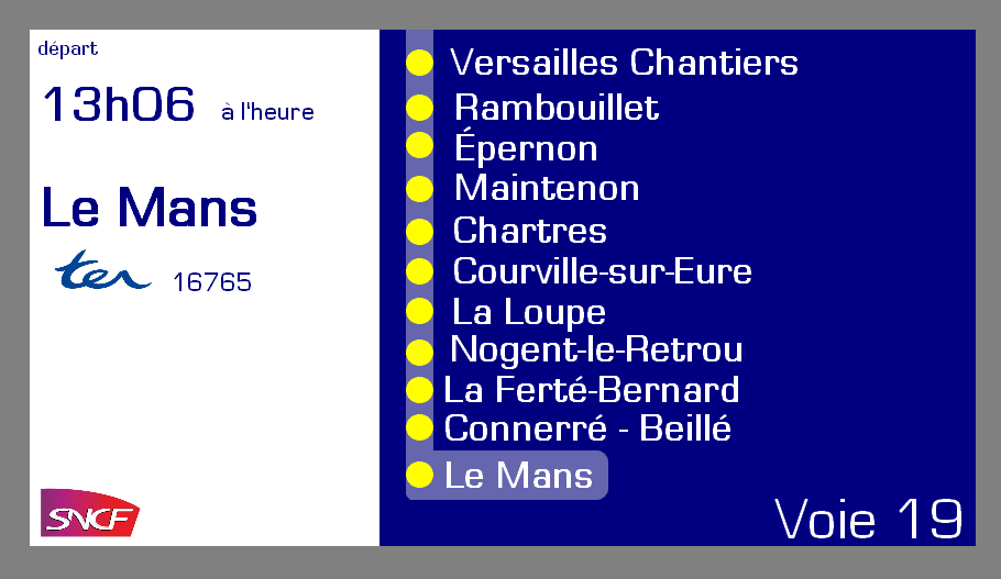 Images horaire des trains SNCF 929464SNCFParismontparnasseLeMans