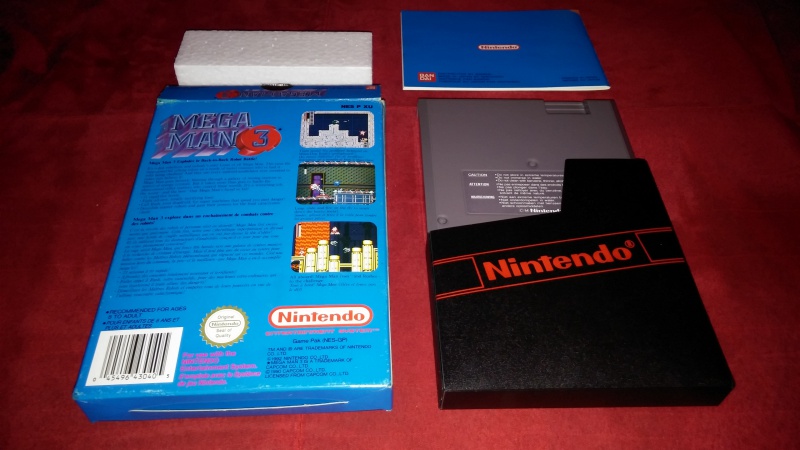 VDS jeux Nintendo Nes MEGAMAN 3, 4 et 5 fah complet  930772CAM01078