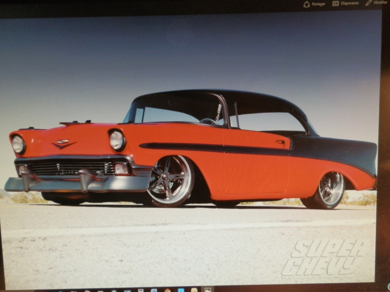 #47 : Chevy bel air 56 custom (TERMINEE) 932941630