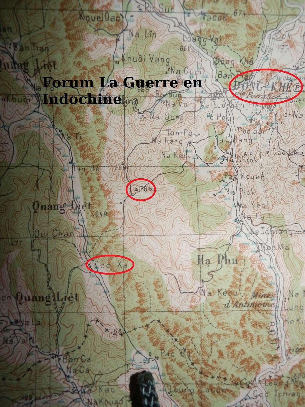 Calcaires de Coc Xa à Dong Khé, où fut anéanti du 1er BEP sur la RC4 en octobre 1950 935808P5191657