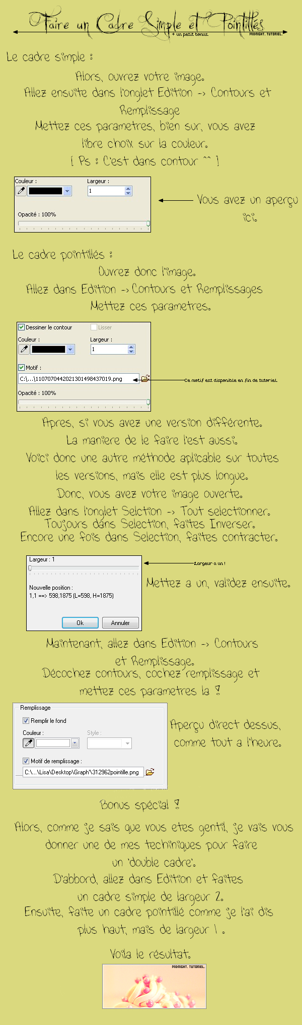 Sommaire des tutoriels Photofiltre - cadres 9371257Cadresimplepointillsbonus