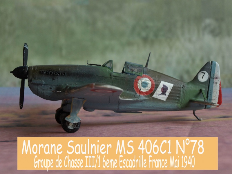  BM Maquette Morane saulnier MS406C1 940056MS025