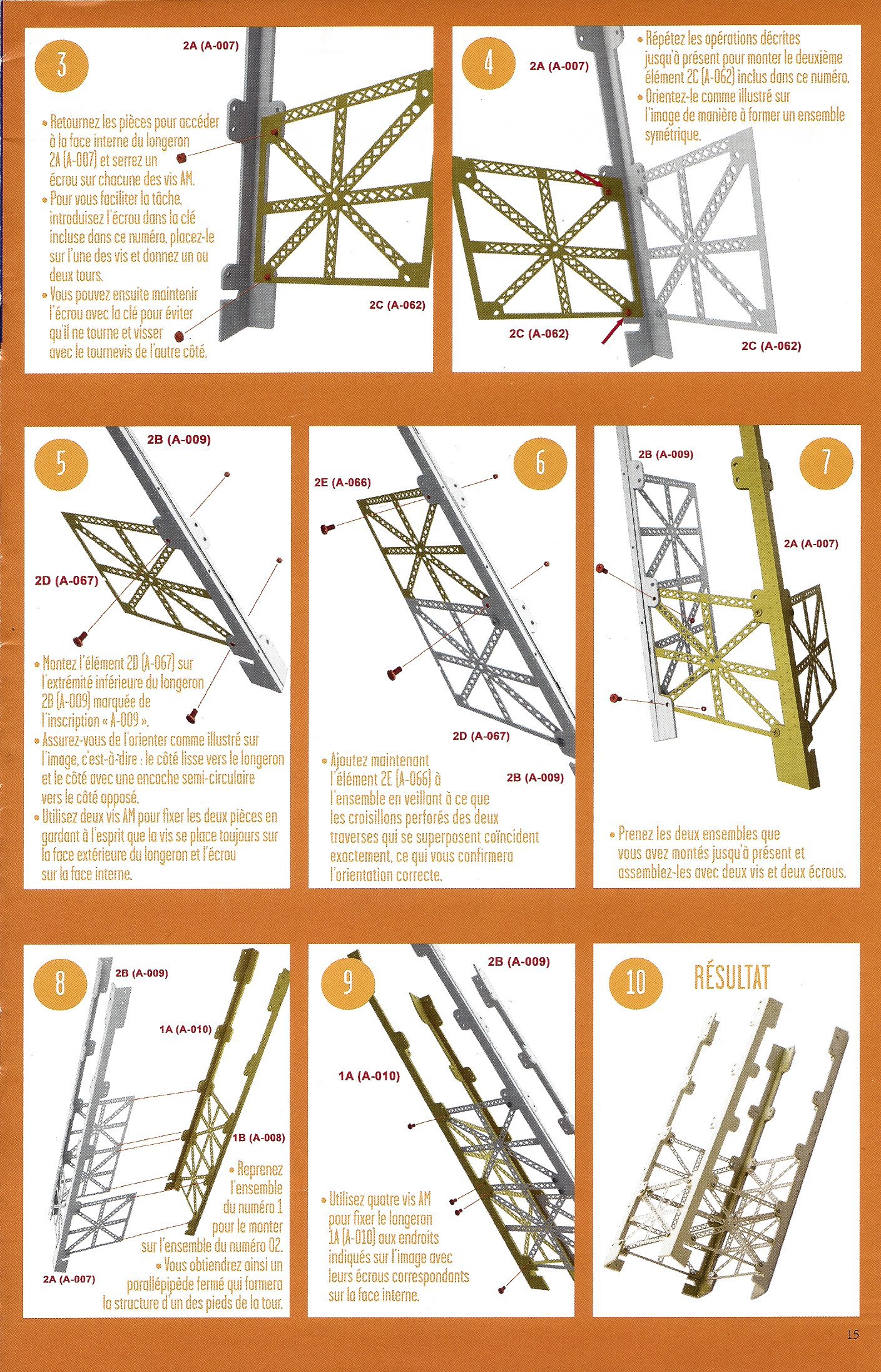 Numéro 2 - Je construis la Tour Eiffel - Les illuminations de la Tour 96233402c