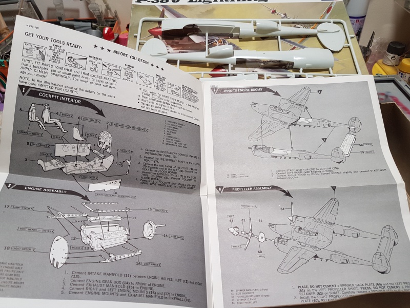 Lockhed P-38 J Lightning 1/32 Revell 96719920171129161517