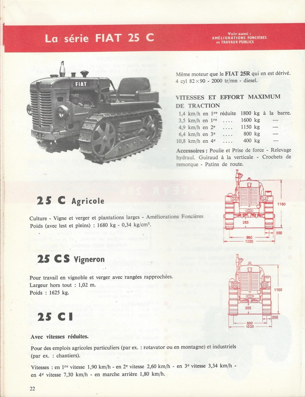 Tracteurs à chenilles FIAT et O.M. 971917CATALOGUESEVITA5758020