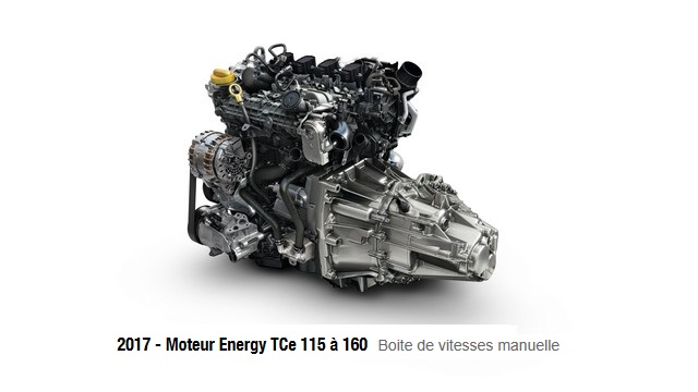 Renault lance un moteur essence de nouvelle génération, inauguré sur Scénic et Grand Scénic 973615212013252017MoteurEnergyTCe115160