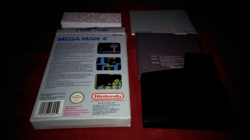 VDS jeux Nintendo Nes MEGAMAN 3, 4 et 5 fah complet  979954CAM01080