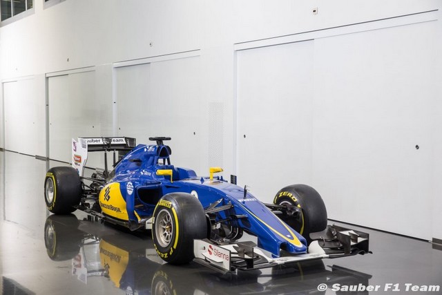 F1 2016: Sauber F1 Team a présenté sa nouvelle livrée sur la C34 de 2015  988553002medium