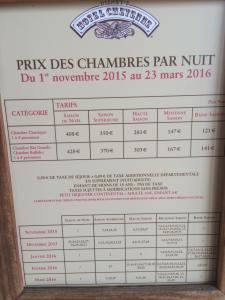 tarif nuit seche - Les prix d'une chambre ou d'une suite sans entrées (par nuit) Mini_153680IMG9509