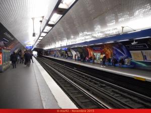 COP21 - La publicité dans le métro (hors pelliculages de rames) Mini_745535DSCN1249