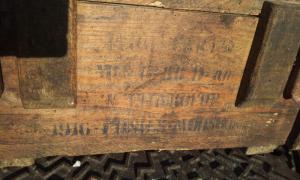 caisse bois Mle 1916_TROUVAILLE EN DECHETERIE BOIS Mini_78085620140923180120