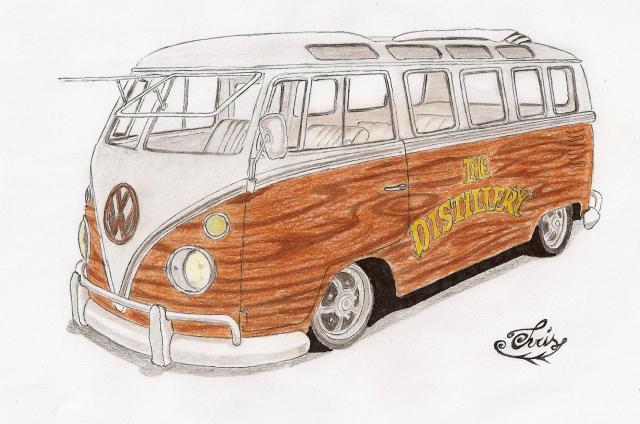 vos vw en dessin (combi,split,et autres) 822021split_en_bois