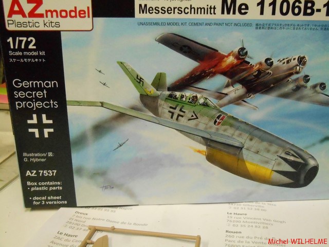 [AZmodel] 1/72 MESSERSCHMITT 1106.B1 112955DSCN8512Copier