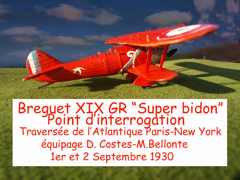 Breguet XIX GR Point d'Interrogation Scratch intégral 1/72 113948Br081