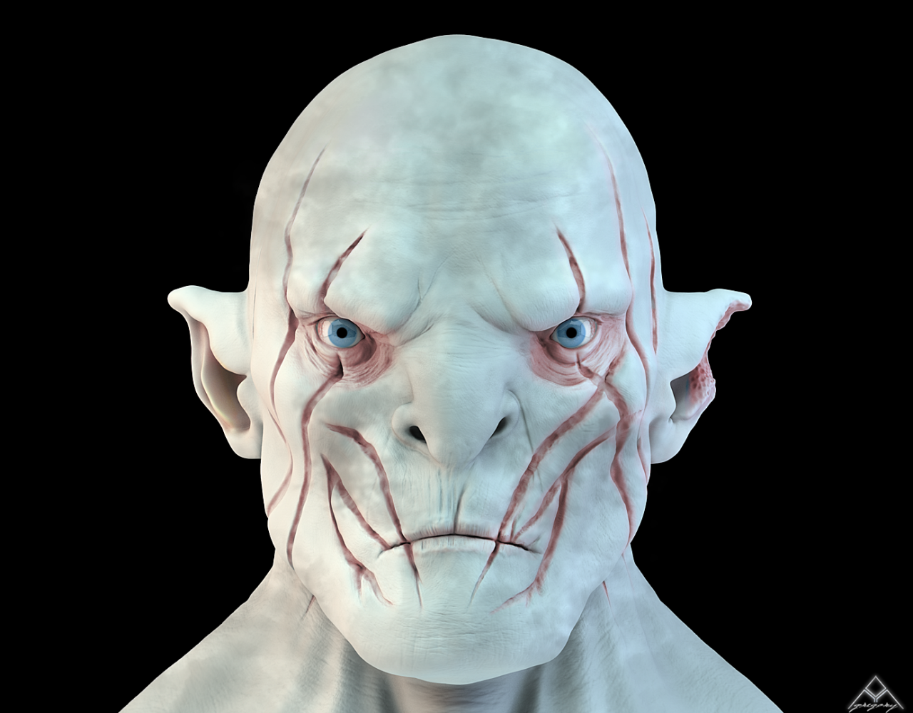 Orque Azog de la saga Le Hobbit [création 3D] de Greg_3D - Page 3 114989Azog1