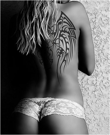 PHOTOS - noir et blanc (tous sujets) - Page 3 115276sexibabetattoo1