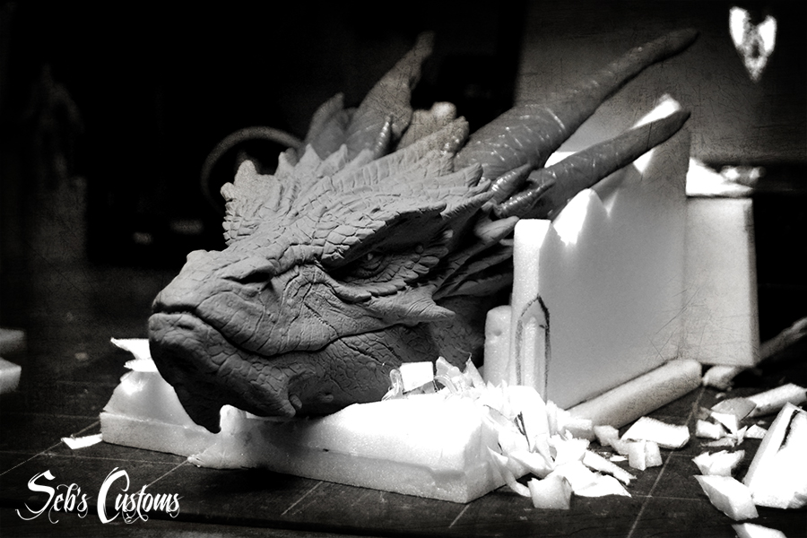 Projet buste Smaug par Seb Custom - Page 7 118145DSC2233