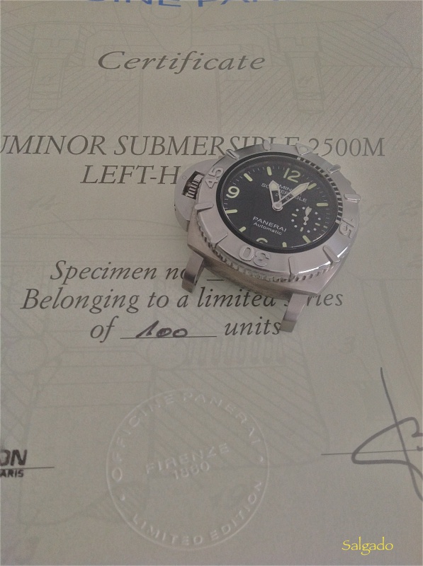 Revue Panerai Luminor 1950 Submersible 2500 Destro 358 SL 146372IMG1466