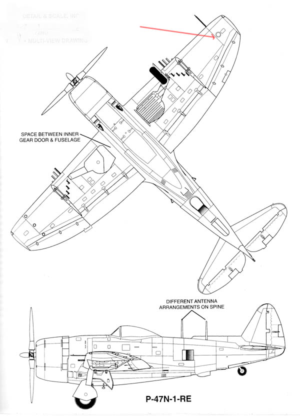 [MC5 - P47] Comparatif de P47D Thunderbolt au 1/72. Tam Aca peinture y'a qu'à, Hasegawa décals et des dégats, academy ...aussi - Page 2 173308p47Nplan