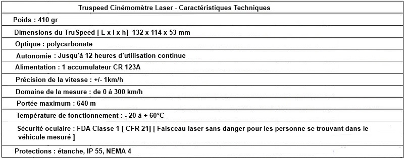 TruSpeed SE, le nouveau radar laser poids plume 179162truspeedcinemometrelaser