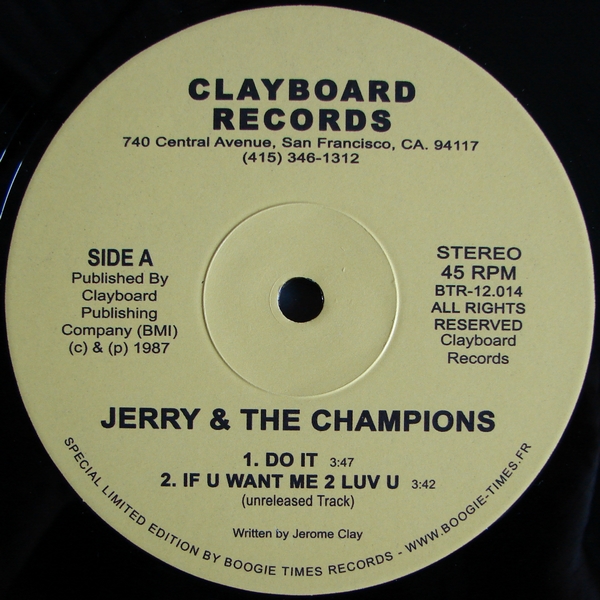 12 - Jerry & The Champions - Do It/Tantalizing - 1987 196646jerrythechampionsdoit