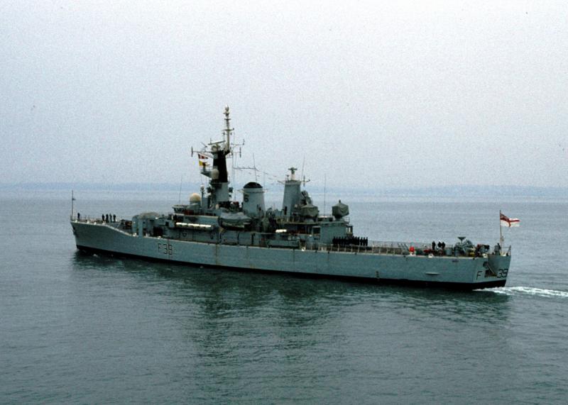 FREGATES ANTI-SOUS-MARINES CLASSE LEANDER (TYPE 12I) 199714HMSNaiadrefondue