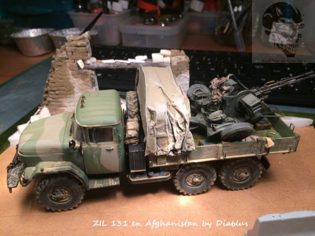 ZIL-131 avec canon anti-aérien ZU-23 en Afghanistan,maquette revell 1/35 - Page 2 205200IMG4654