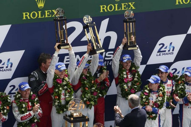 24 Heures du Mans 2014 : Audi Sport Team Joest bat Porsche et Toyota  2107442014lm24hgh33904large