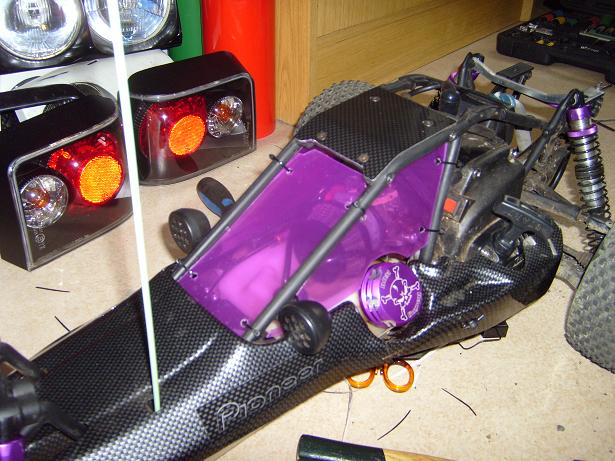 [HPI BAJA 1/5] full carbone & purle 236758S7001848