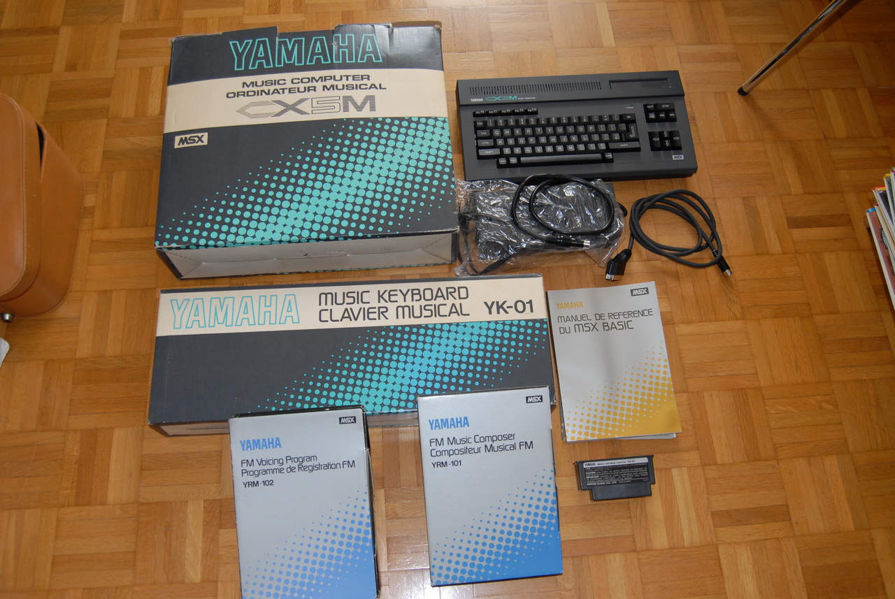 [EST] MSX CX5M + Cartouches + YK01 253694CX5m