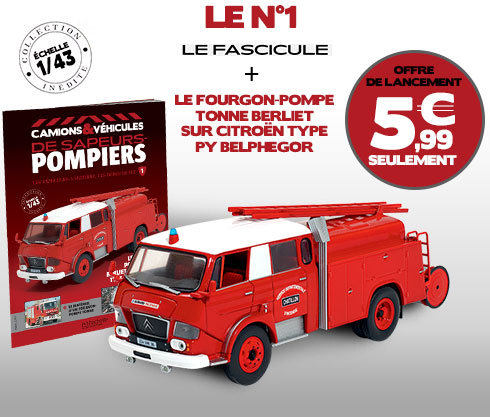 "Camions et véhicules de Sapeurs Pompiers au 1/43" par HACHETTE Collections - 2011  262555fourgonpompe