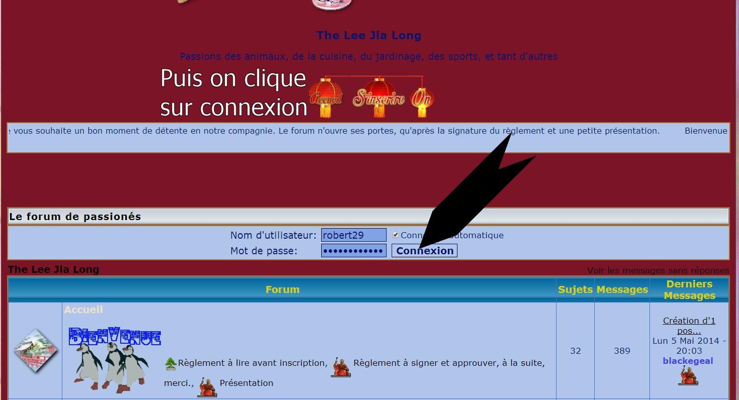 comment se connecter après inscription et validation de son compte 265099974