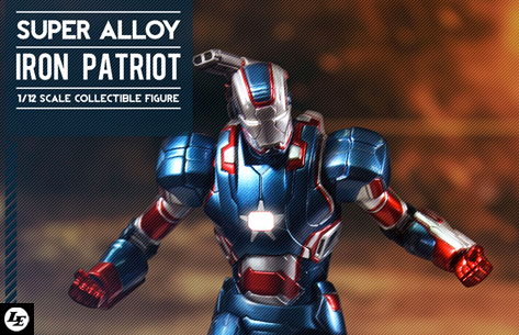 [Play Imaginative] Super Alloy: Iron Man 3 - Iron Patriot - 1/12 Scale 268809ironp