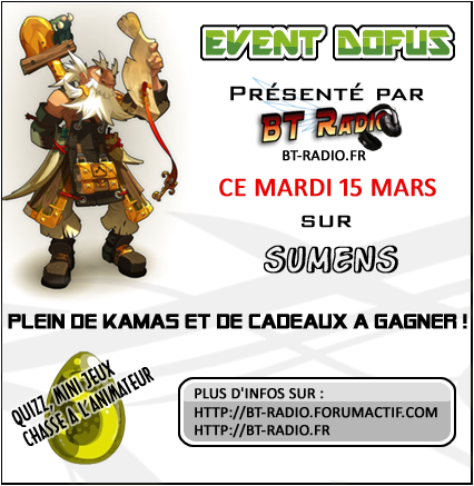 EVENT DOFUS - ce MARDI 15 MARS - sur SUMENS 281113eventdofusumens