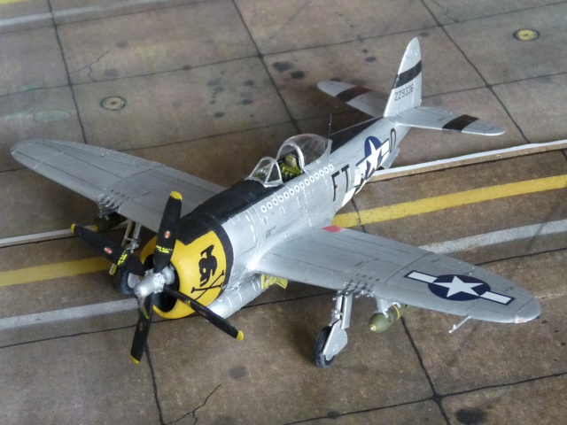 P 47D Thunderbolt Capt Ken DAHLBERG 353FS 354 FG Decembre 1944   302206F001