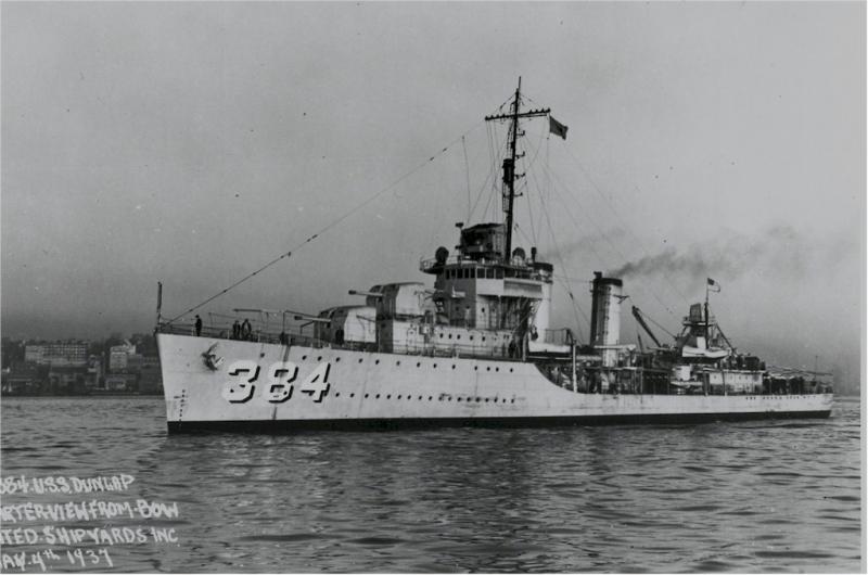 USN DESTROYERS CLASSE GRIDLEY 305880USSDunlap1937