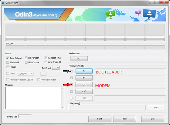 [ASTUCE] Comment flasher le Baseband / Modem / Bootloader & Kernel (Stock N9005) 316090Odin3v309NORMAL