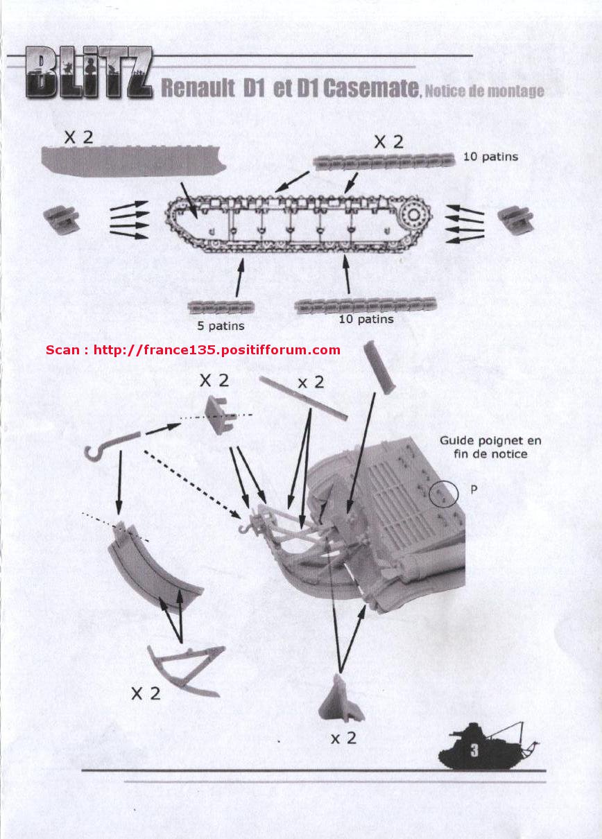 Char D1 et D1 casemate. BLITZ, 1/35, refs 35 FS 1013 et 35 FS 1014. Résine. 369951D114