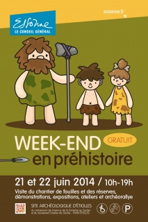 Week-end en préhistoire à Etiolles 373130AfficheWeekendenPrhistoirejpg