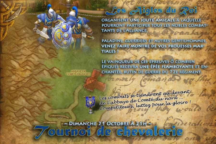 [21/10 ~ 21h] Tournoi de chevalerie des Aigles du Roi ! 376545affiche