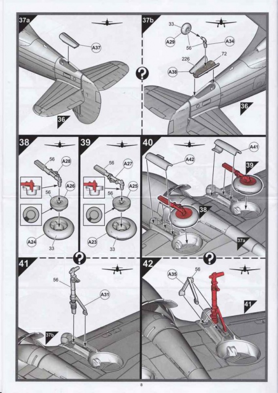 [AIRFIX] CURTISS P-40B WARHAWK "Flying Tigers" 1/48ème Réf. A05130 378036P40BAirfixA05130008