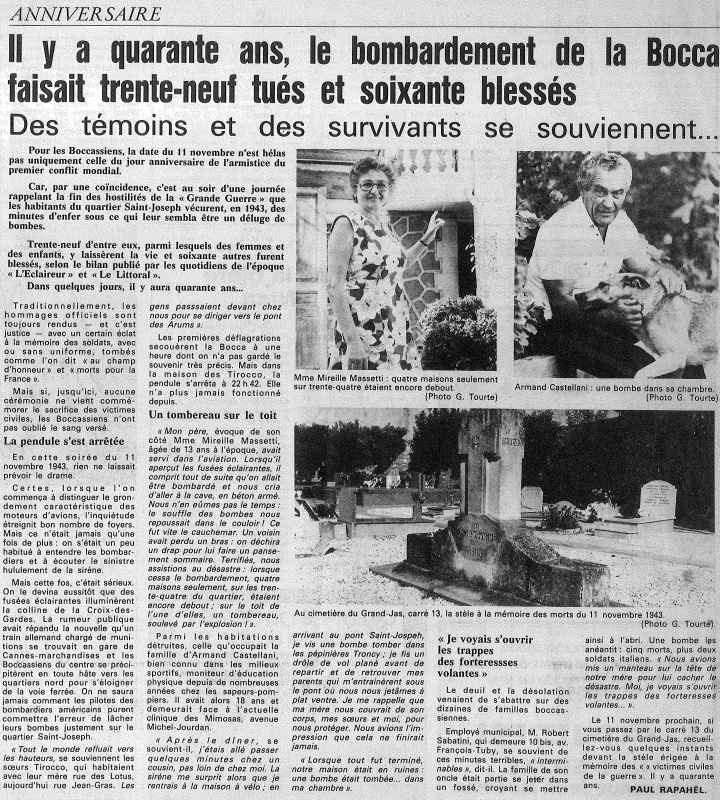 Bombardement de Cannes-La-Bocca 11-11-1943 396322NICEMATIN