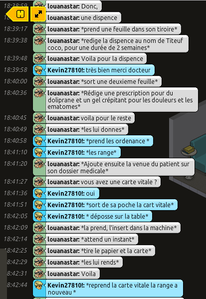 [CHU] Rapports d'actions RP de louanastar 401443RP4