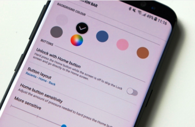 Comment changer la couleur de la barre de navigation de votre S8/S8+ ? 4053481024