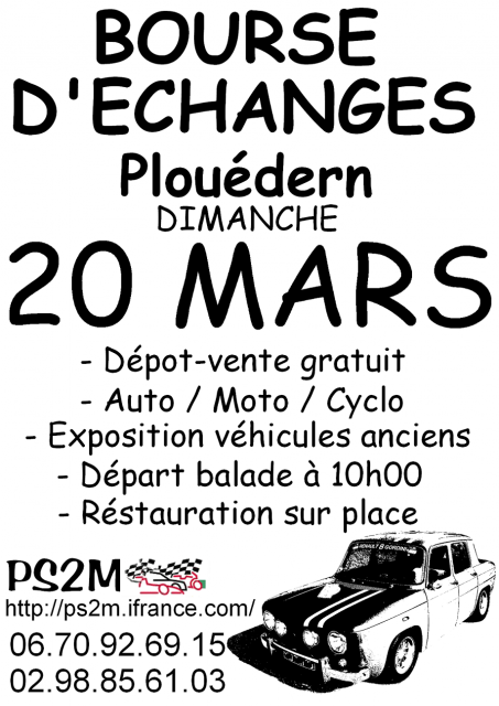 bourse d'échange à Plouedern ce dimanche 20/03/2011 406752affichebours1561