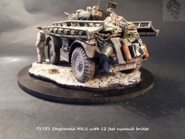 Staghound MK1 late production ,Royal Canadian 12th Manitoba Dragon (Bronco 1/35) Caen 1944 42936220170822115211