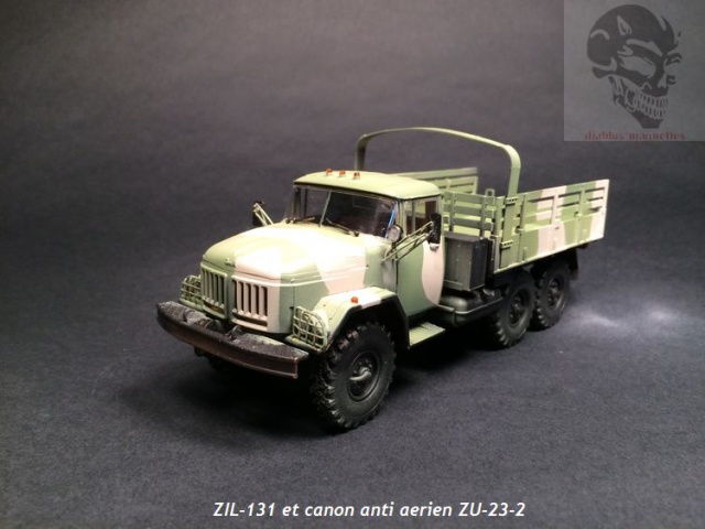 ZIL-131 avec canon anti-aérien ZU-23 en Afghanistan,maquette revell 1/35 432939IMG4523